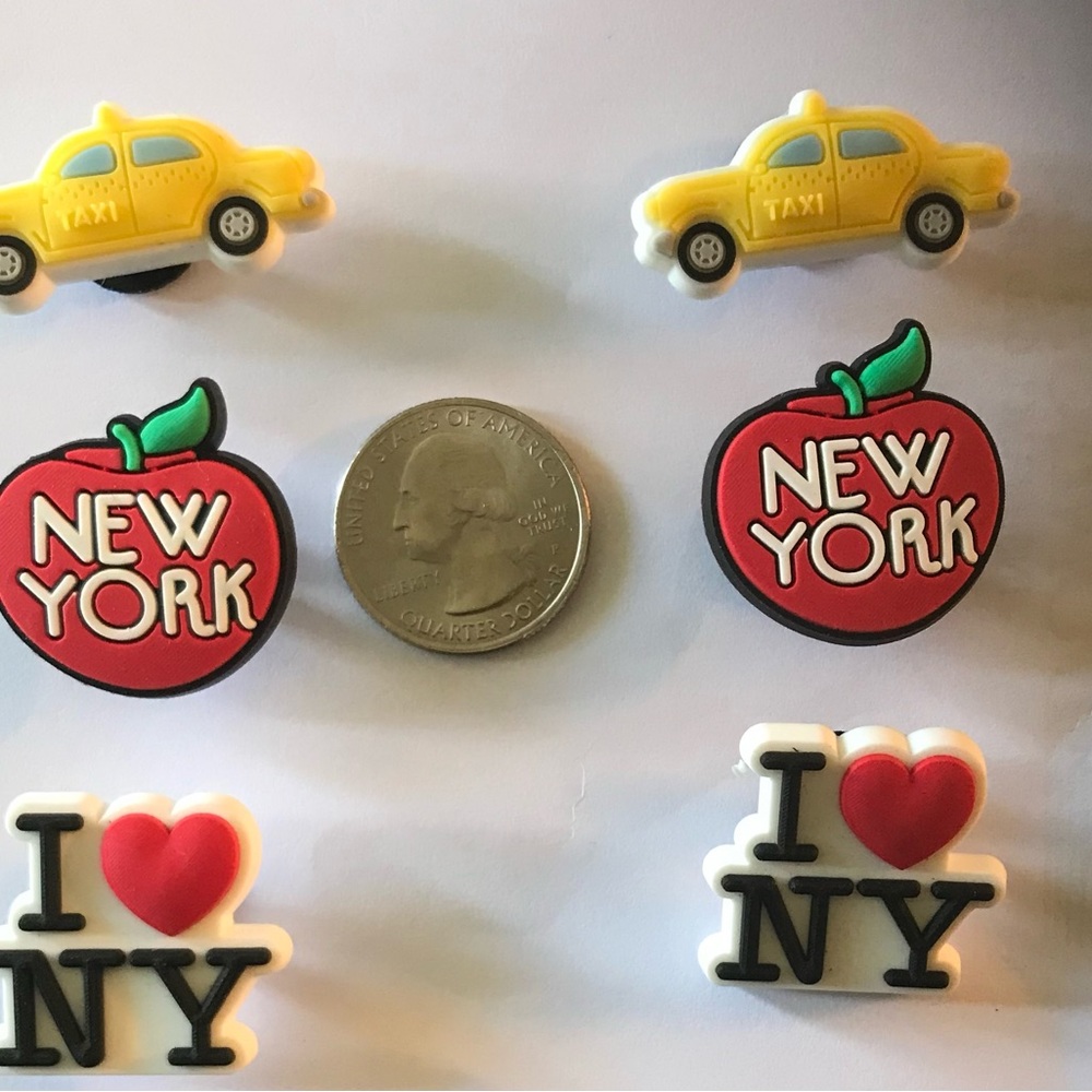 New York Themed Shoe Charms